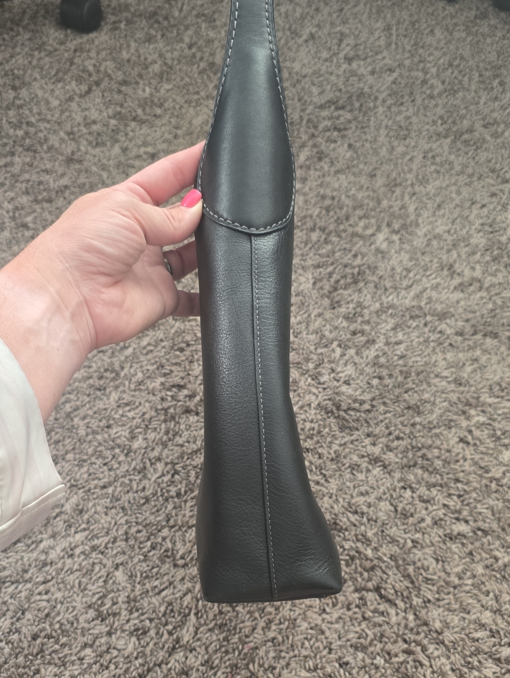 Coach Black Leather Brooklyn 28 Bag - Picture 4 of 16